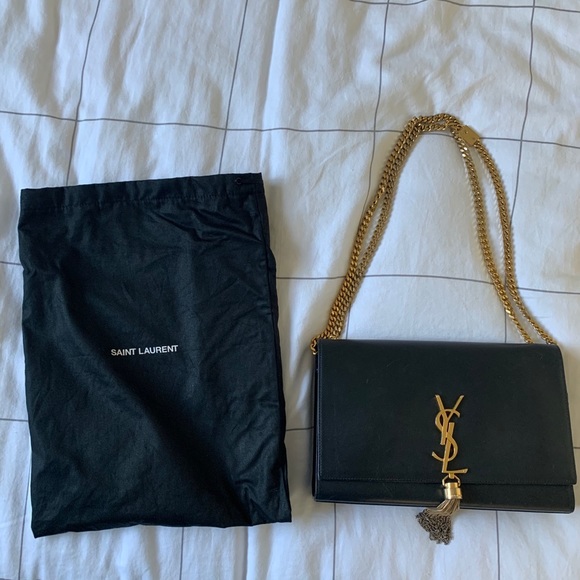 Yves Saint Laurent Handbags - **SOLD** Saint Laurent Kate Gold Tassel